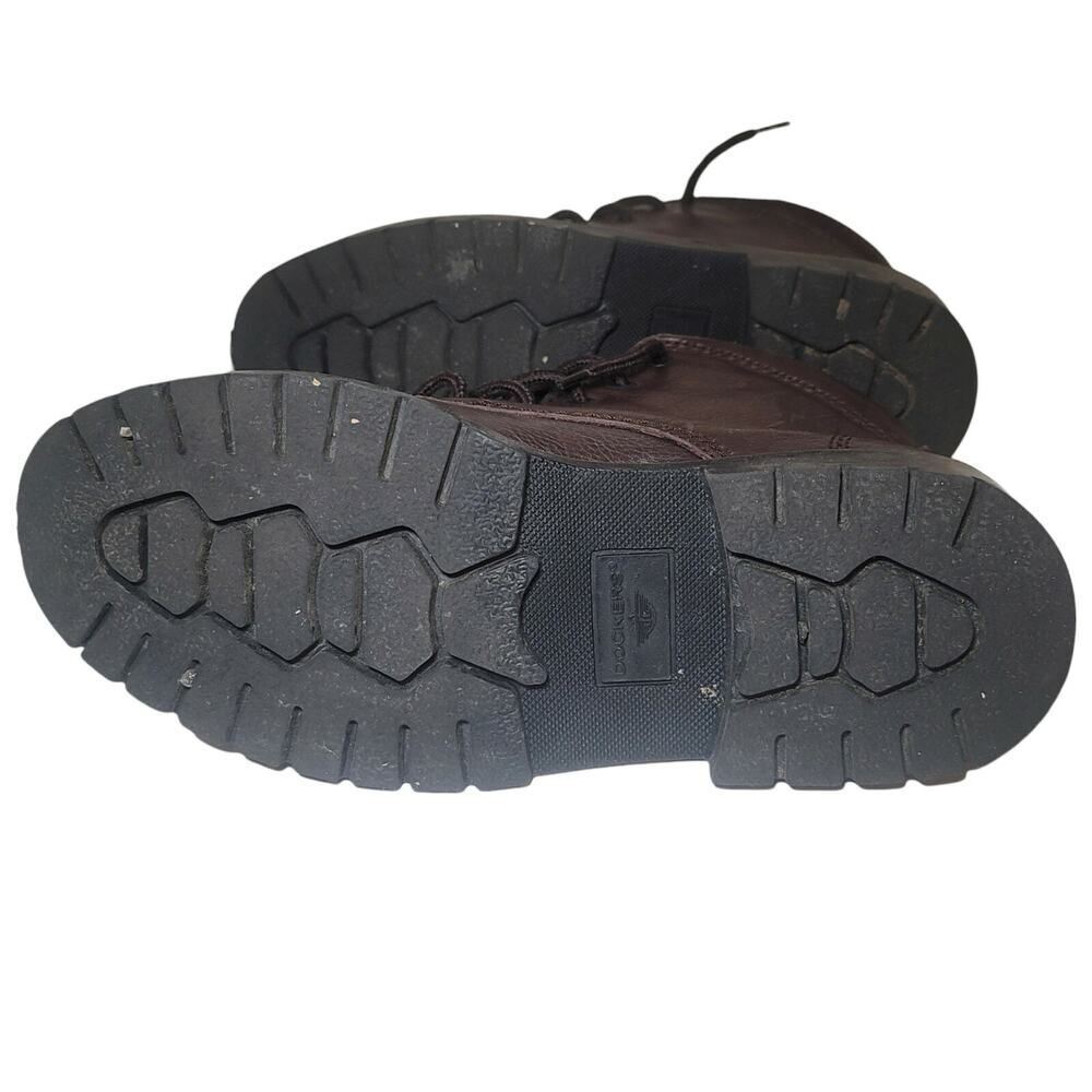 Dockers Leather Ankle Boots Size 7.5 Brown Leather Ankle High Lace Up - Picture 12 of 12